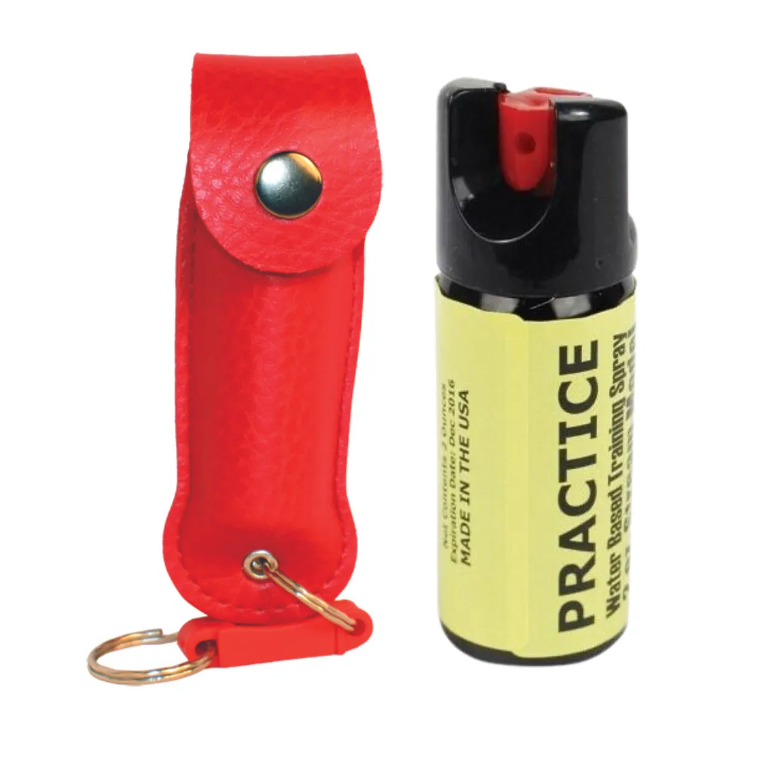 1 1/2 oz. Keychain Pepper Spray PLUS 1 Inert Training Spray Combo