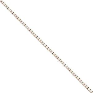 14k Gold Diamond Tennis Chain 3 mm 10.85 Ctw