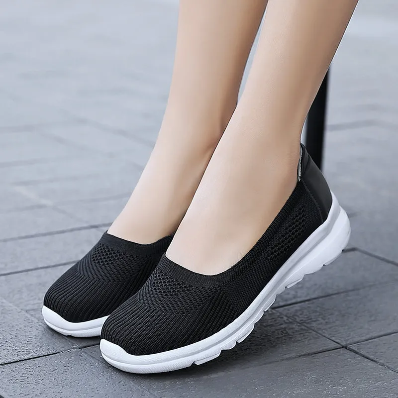 2022 New Summer Breathable Women'S Flat Shoes Woman Casual Flats Women Sneakers Mocassin Femme Espad