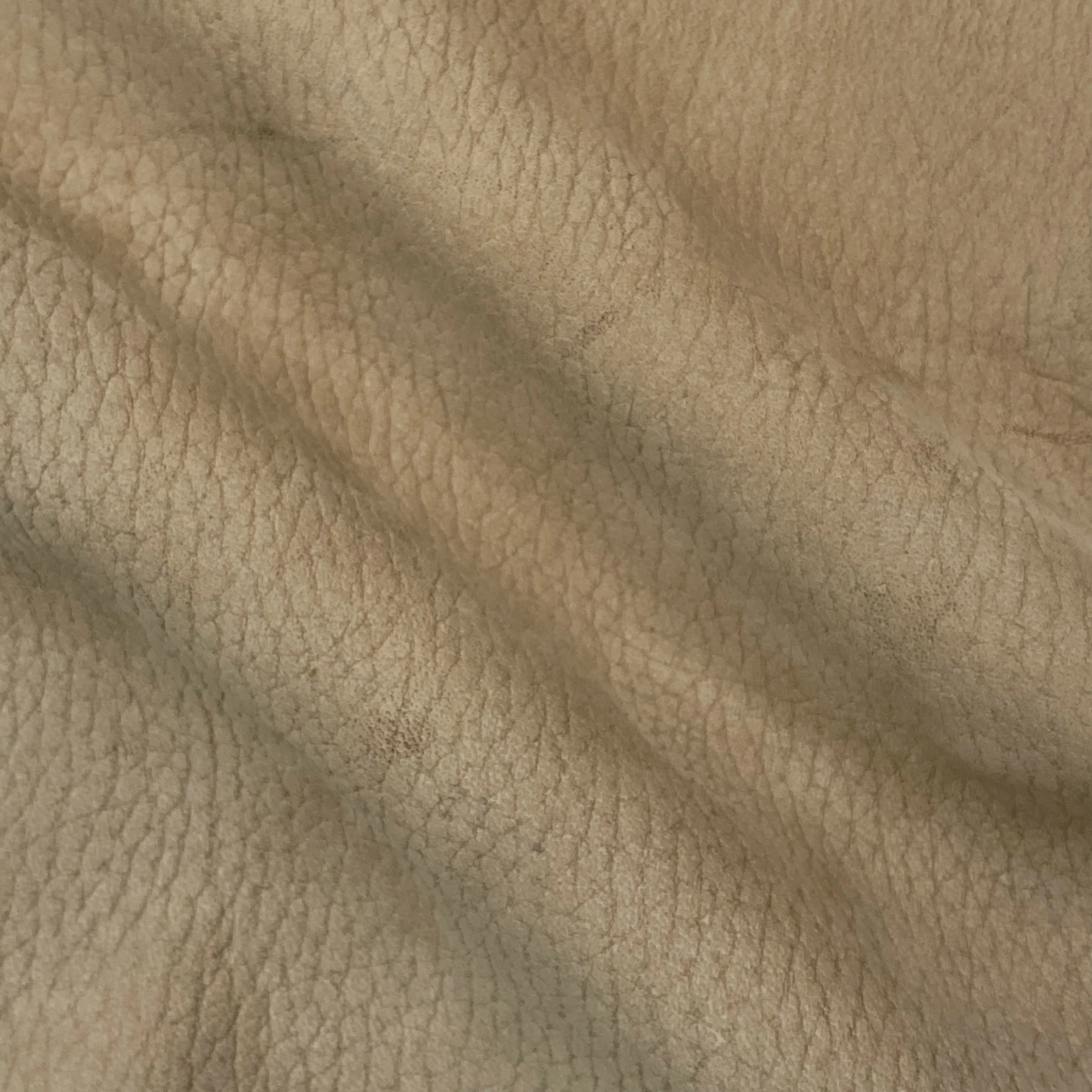 4oz (1.5mm) Pebble Cow Leather - Matte Beige (per square foot)