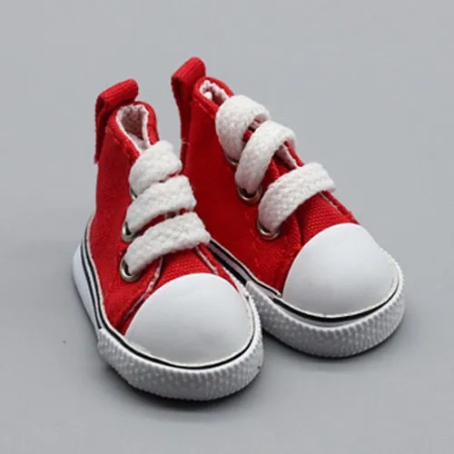 5cm Canvas Shoes For 1/6 BJD Doll Fashion Mini Shoes Doll Shoes for Russian DIY handmade doll Doll Accessories Free Shipping