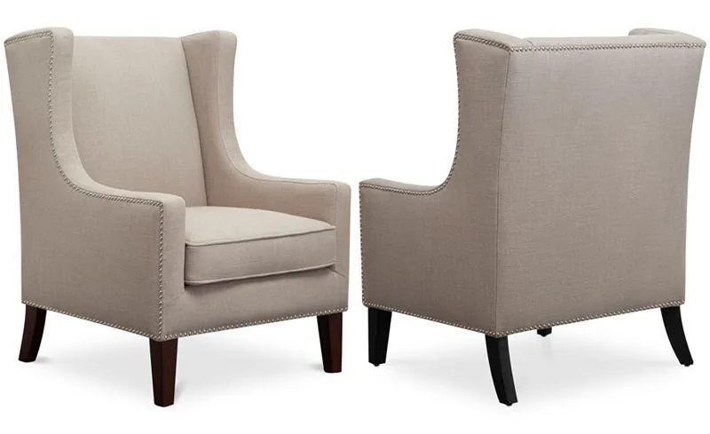 Accent fabric chair