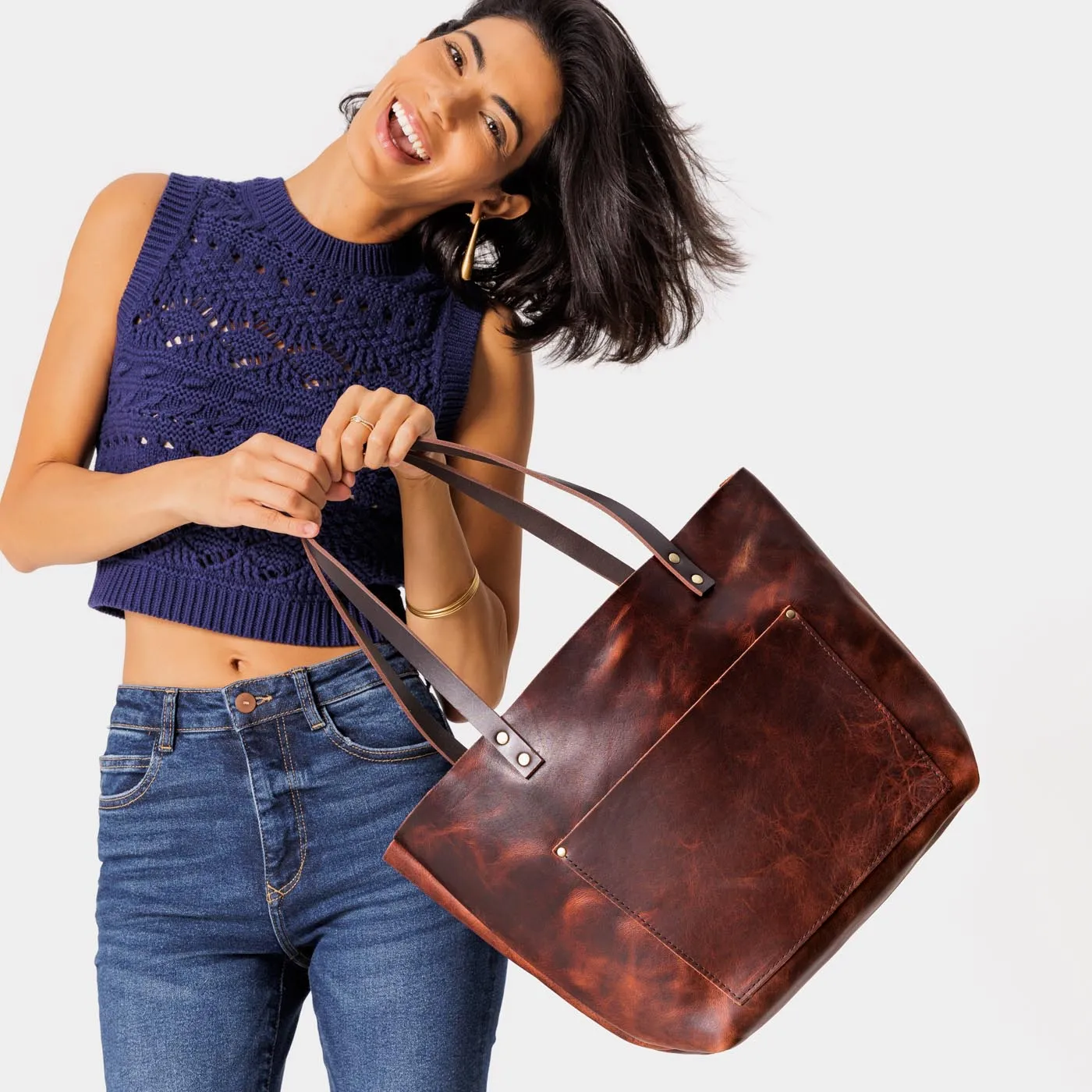 'Almost Perfect' Leather Tote Bag