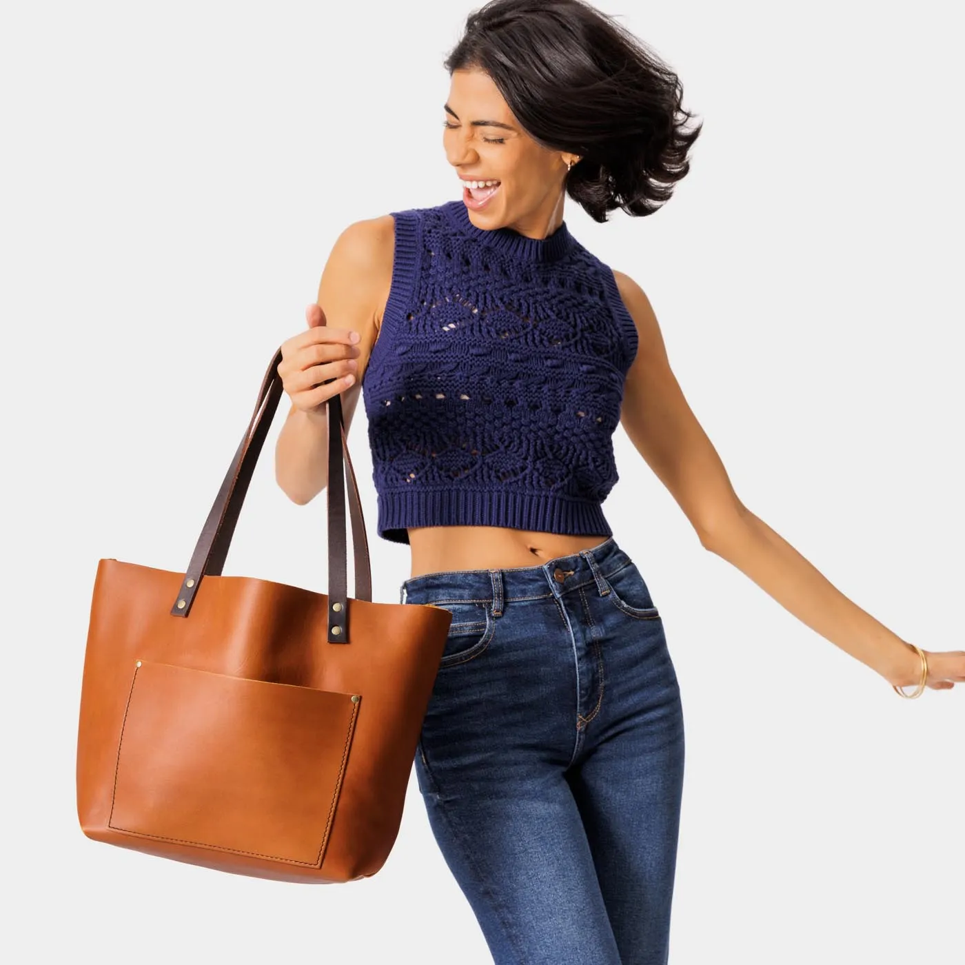 'Almost Perfect' Leather Tote Bag