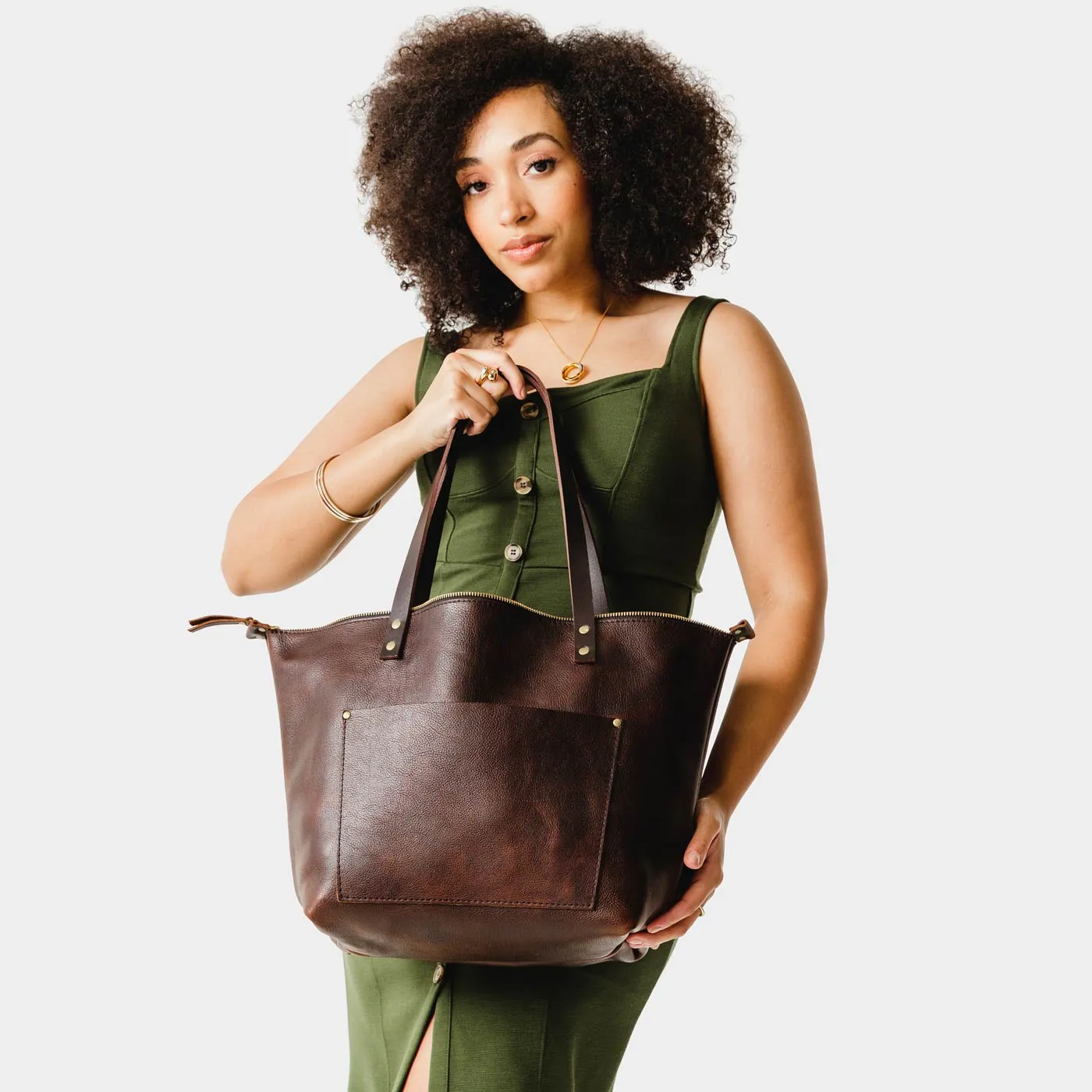 'Almost Perfect' Leather Tote Bag