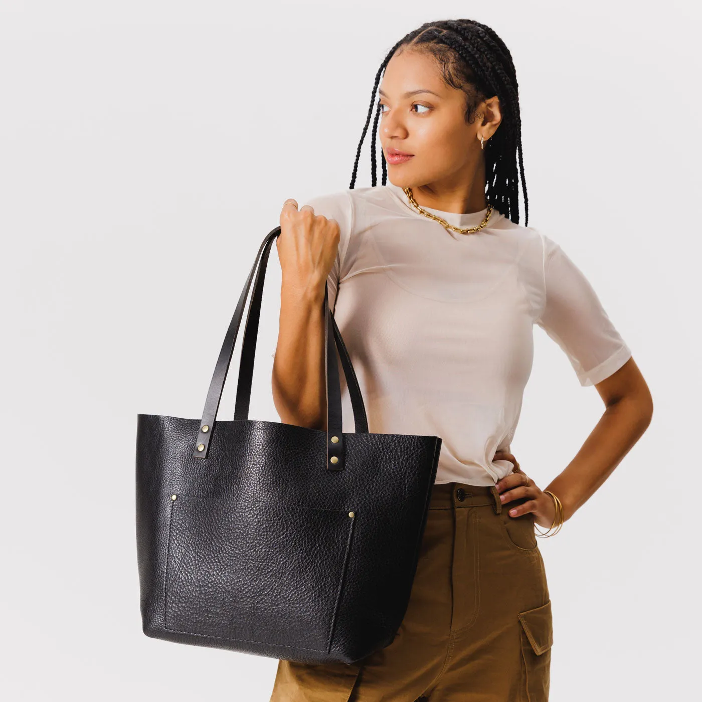 'Almost Perfect' Leather Tote Bag