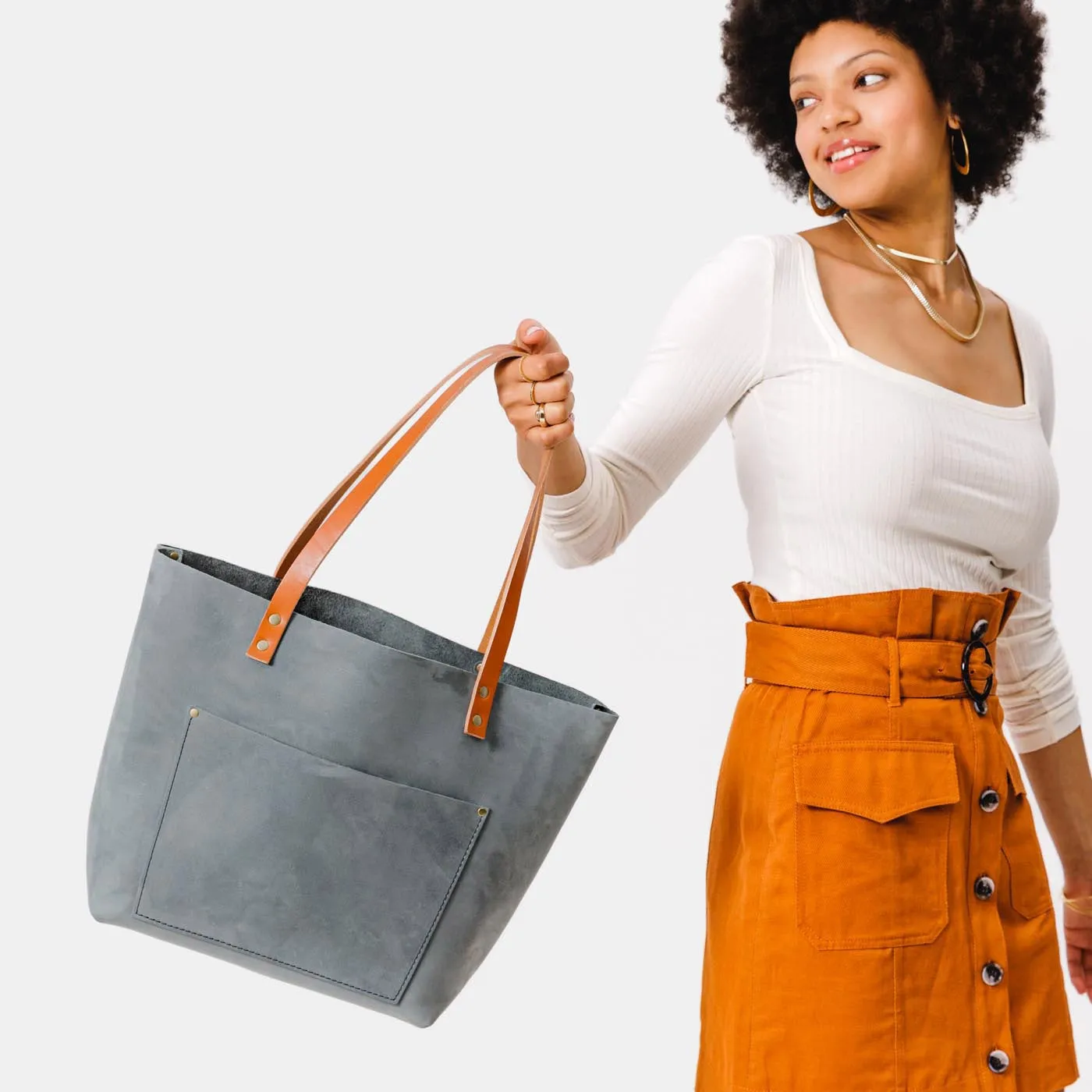 'Almost Perfect' Leather Tote Bag