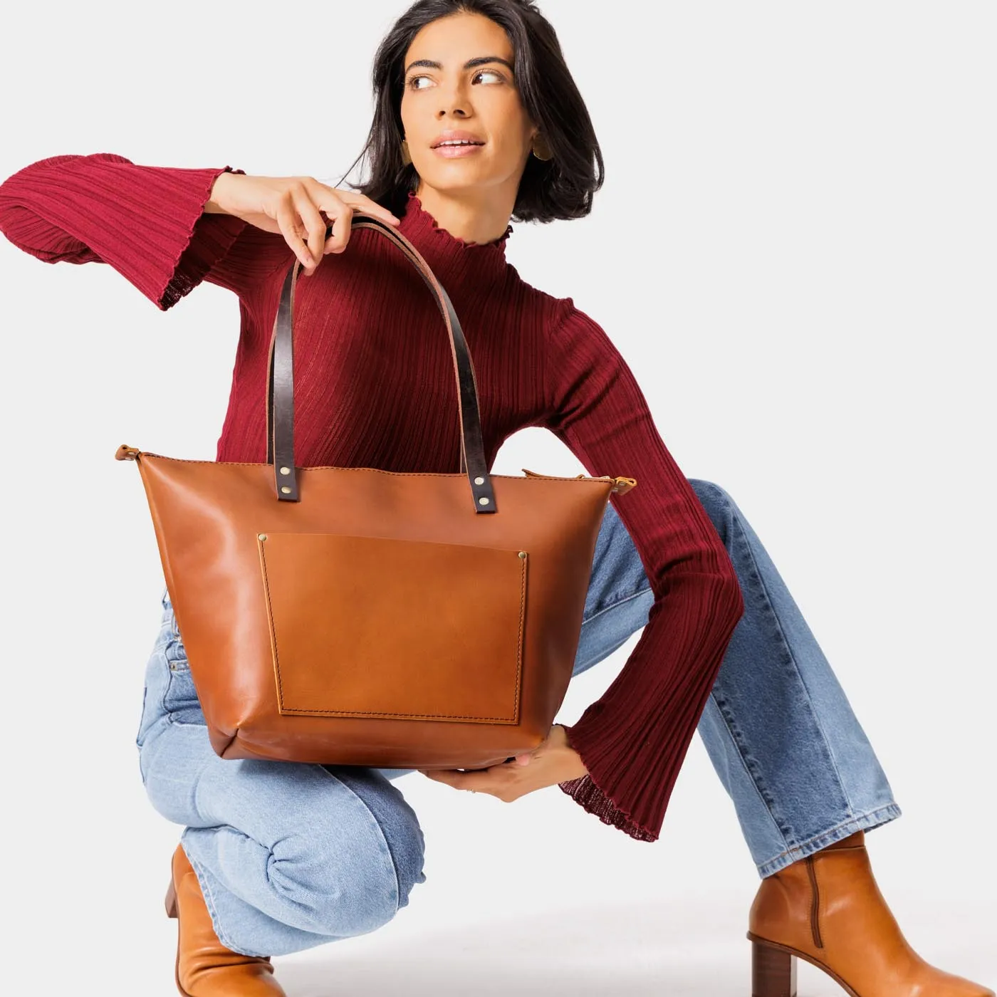 'Almost Perfect' Leather Tote Bag