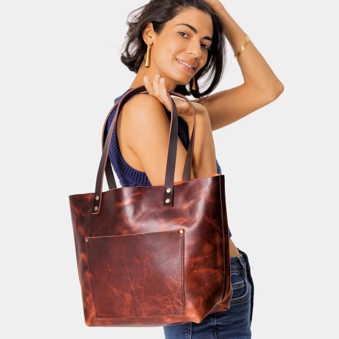 'Almost Perfect' Leather Tote Bag