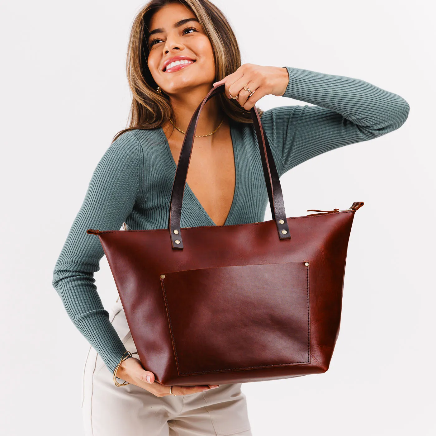 'Almost Perfect' Leather Tote Bag