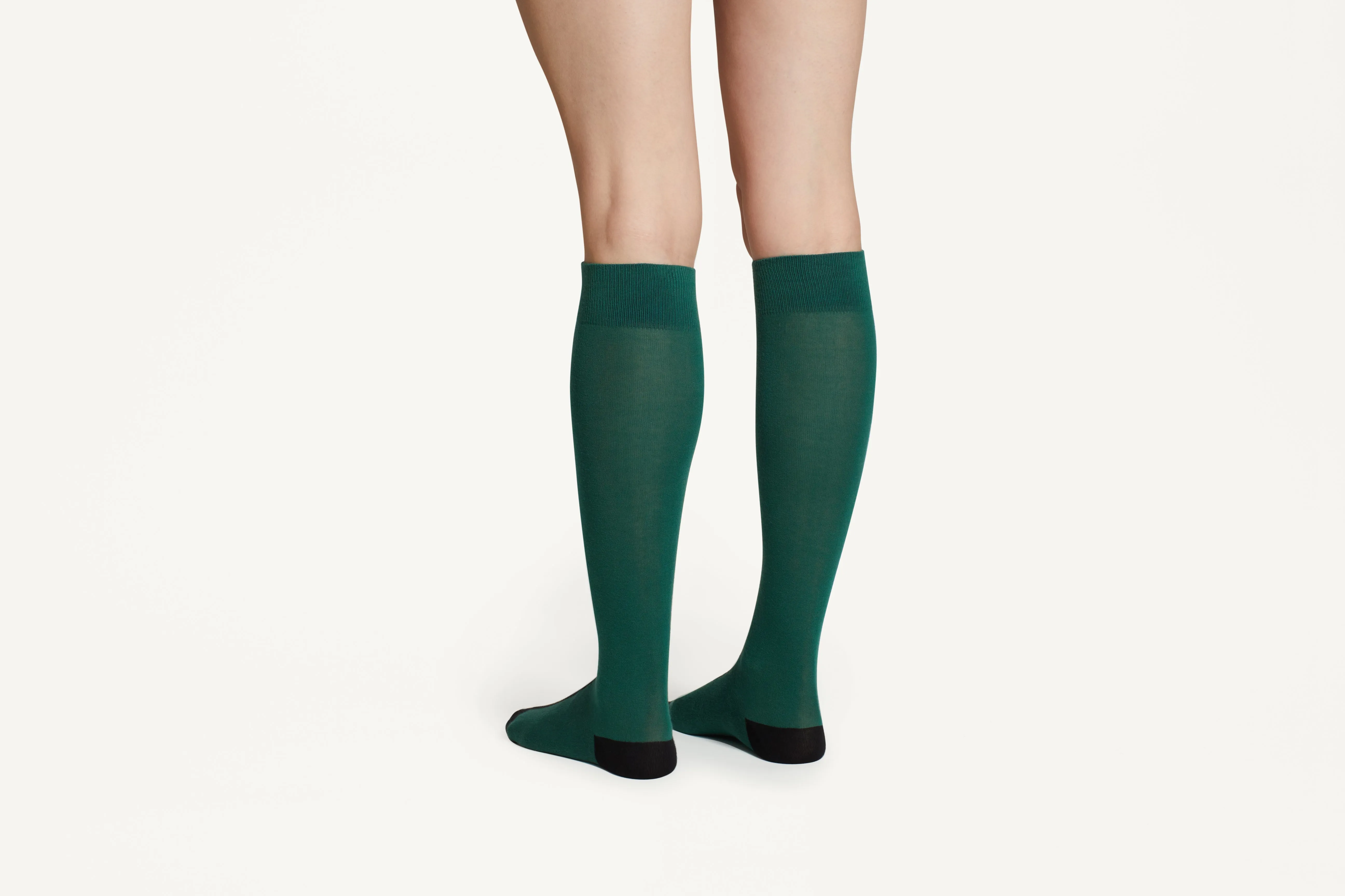 AMIRAH - Bold Central Stripe Cotton Blend Socks