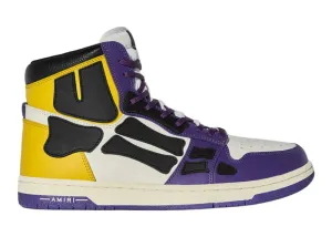 Amiri Skel Top Hi Purple Gold Black White