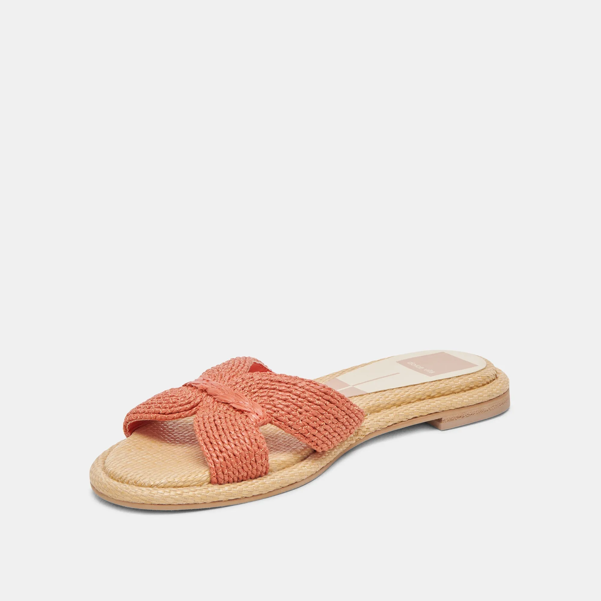 ATOMIC SANDALS PERSIMMON RAFFIA