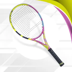 Babolat Pure Aero Rafa Tennis Racquet, Yellow/Pink/Blue