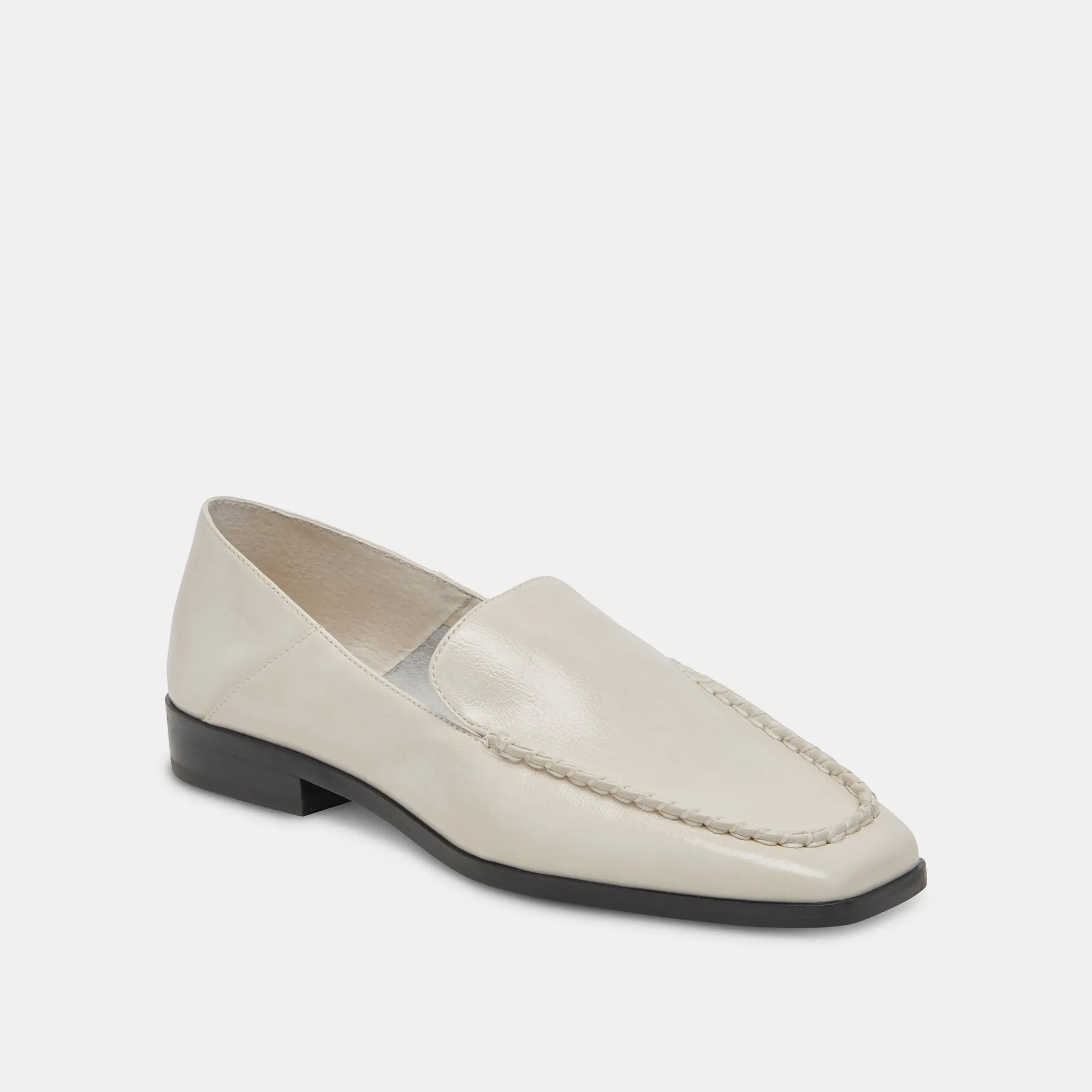 BENY FLATS IVORY CRINKLE PATENT