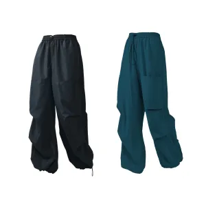 Black & Blue Air Parachute Pants