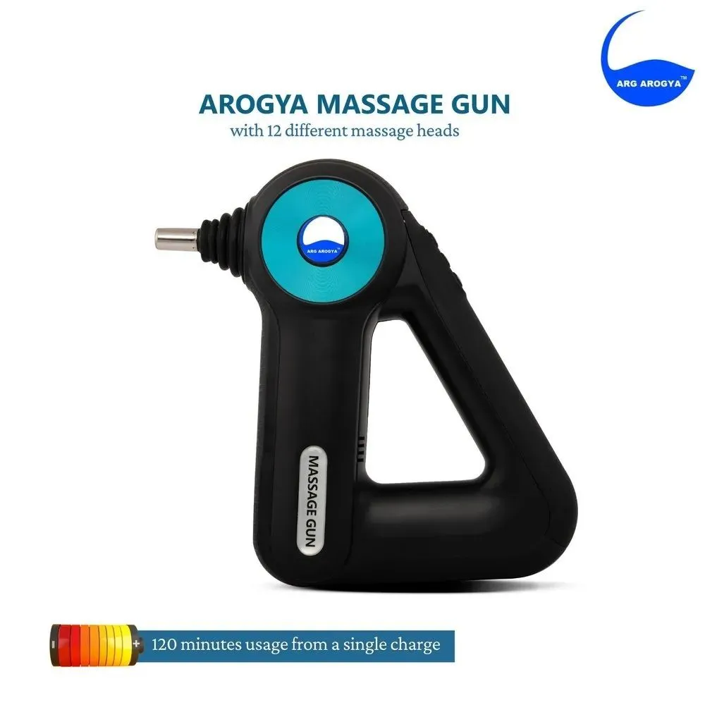 Black Massage Gun, Theragun, Proffesional Massage Gun 12 Attachment, For Massager