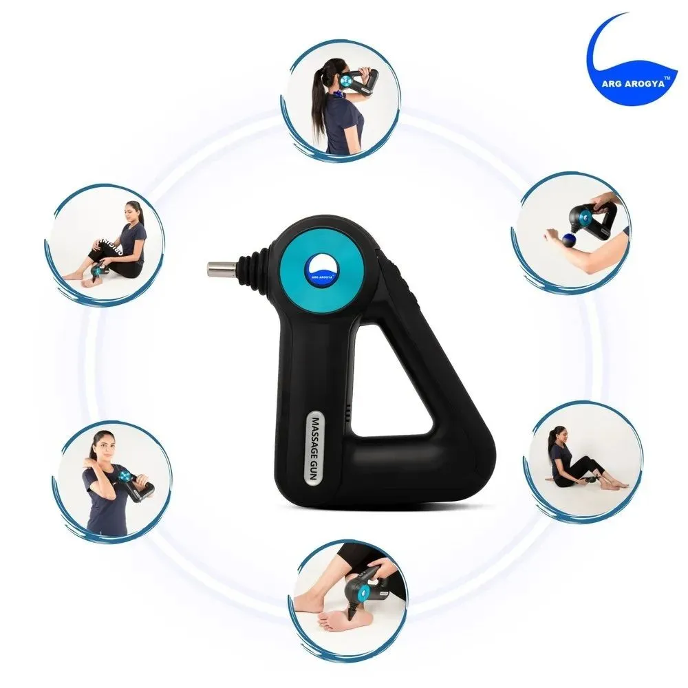 Black Massage Gun, Theragun, Proffesional Massage Gun 12 Attachment, For Massager