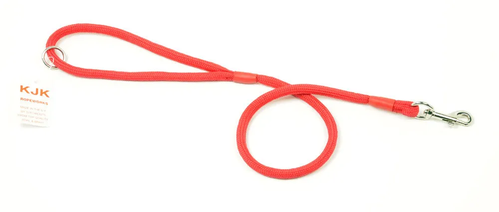 Braided Dog Lead with Clip and Ring