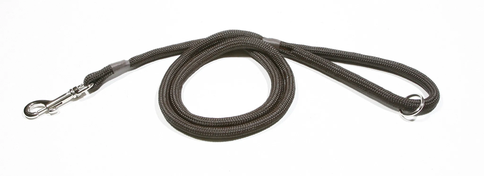 Braided Dog Lead with Clip and Ring