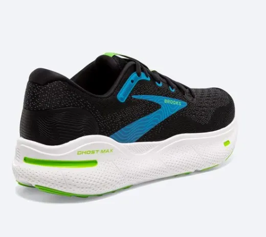 Brooks Ghost Max Black Atomic Blue Men's