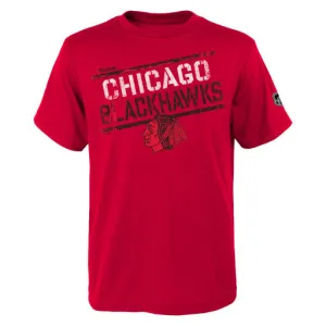 Chicago Blackhawks Reebok Red and Black Youth Shirt