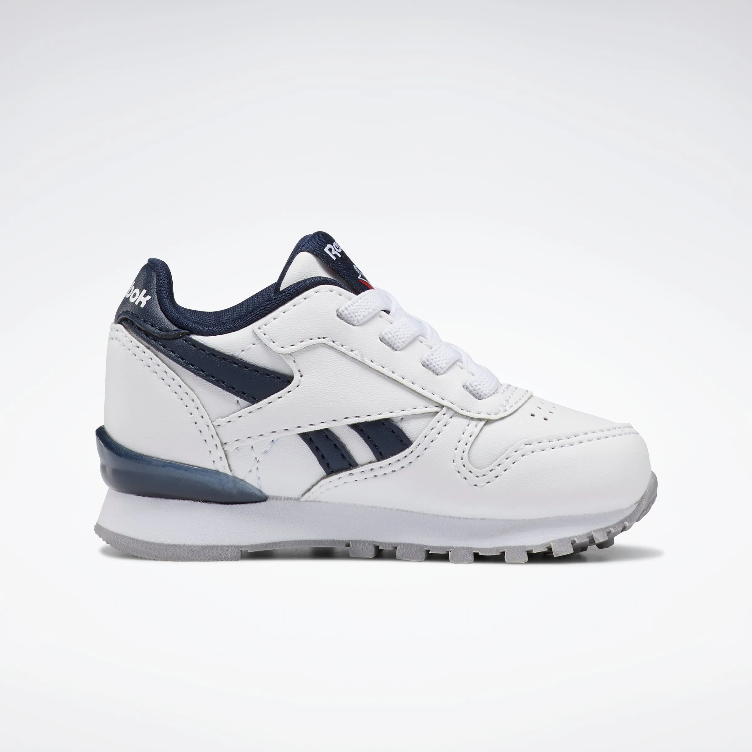 Classic Leather Step N Flash White/White/Vector Navy