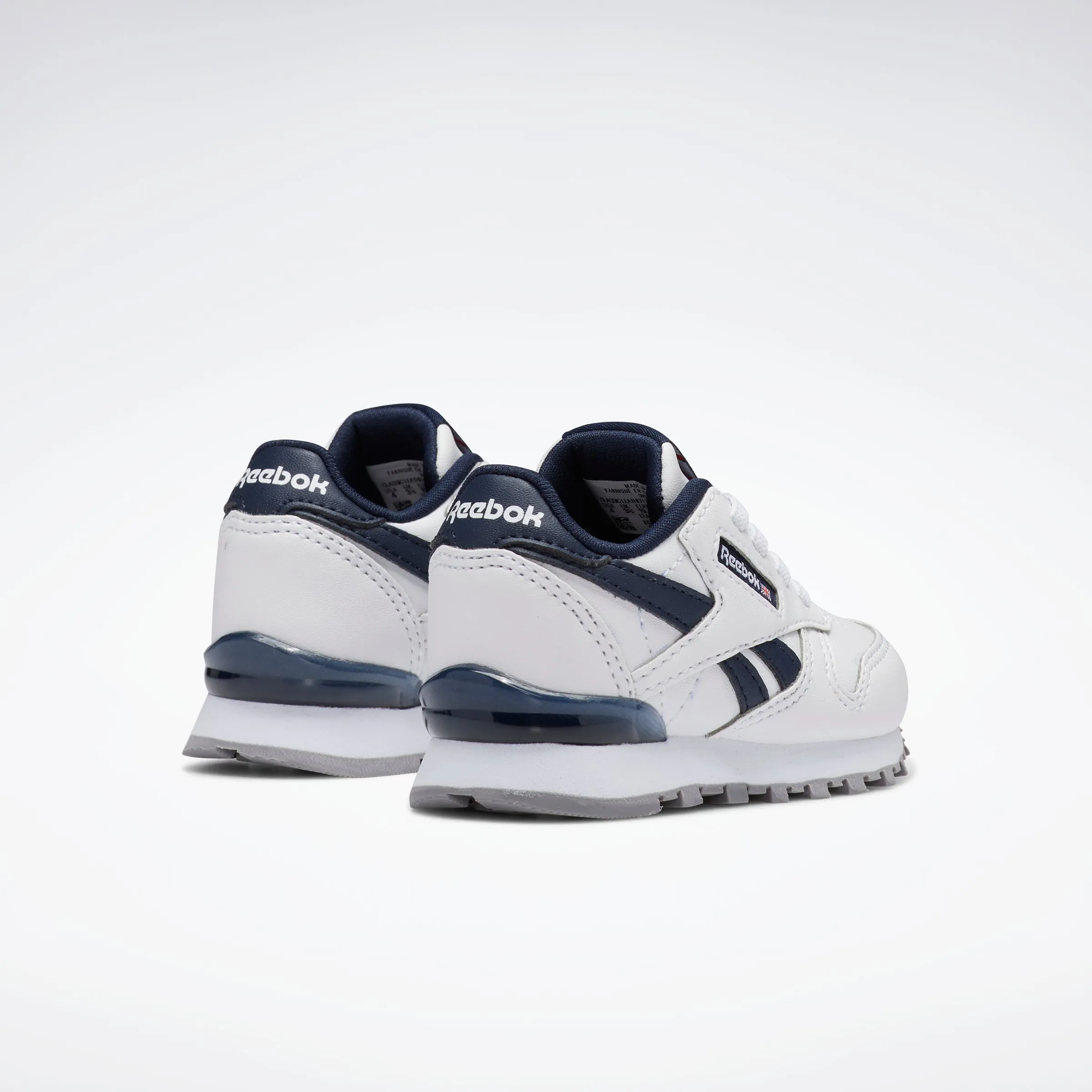 Classic Leather Step N Flash White/White/Vector Navy