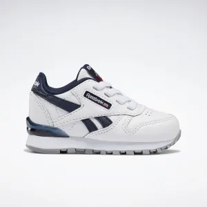 Classic Leather Step N Flash White/White/Vector Navy