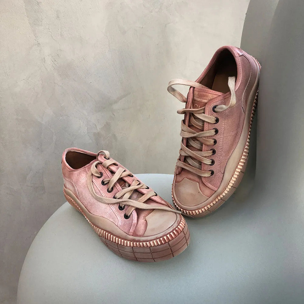 Clint Tumble Sneakers, Delicate Pink