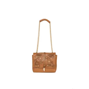 Dahlia Crossbody in Honey Brown