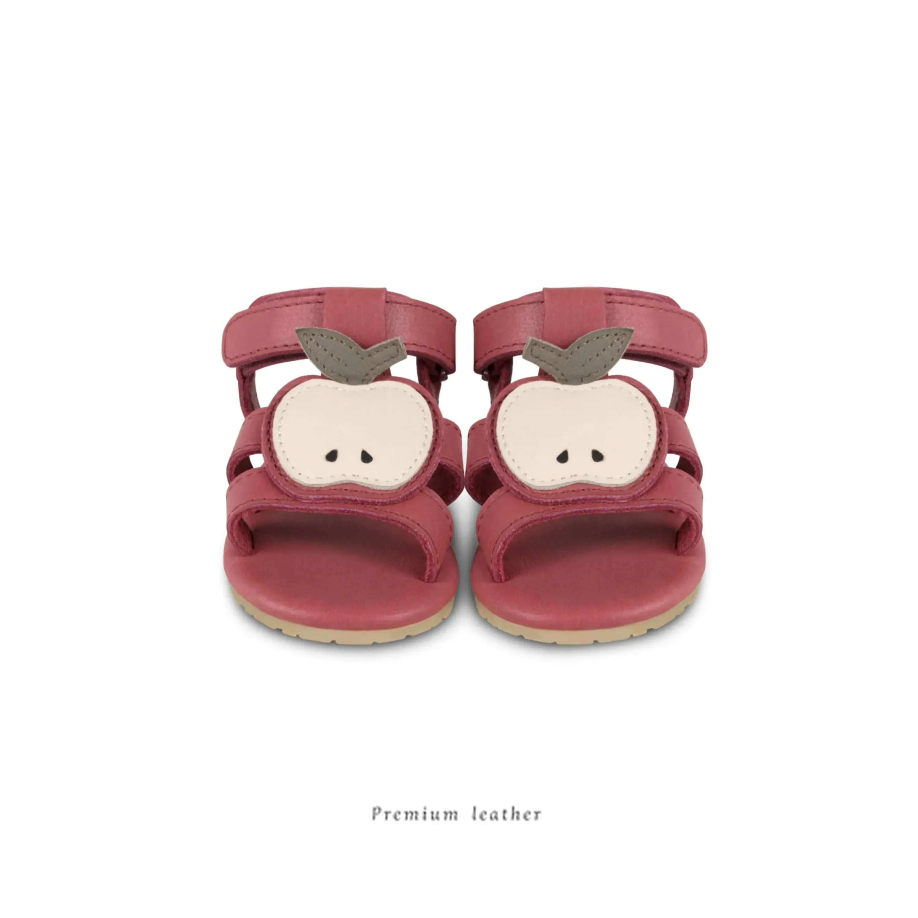 Donsje SADIE Apple Leather Baby Sandals