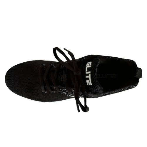 ELITE Women's Comfort Lace Up Black Bowling Shoes