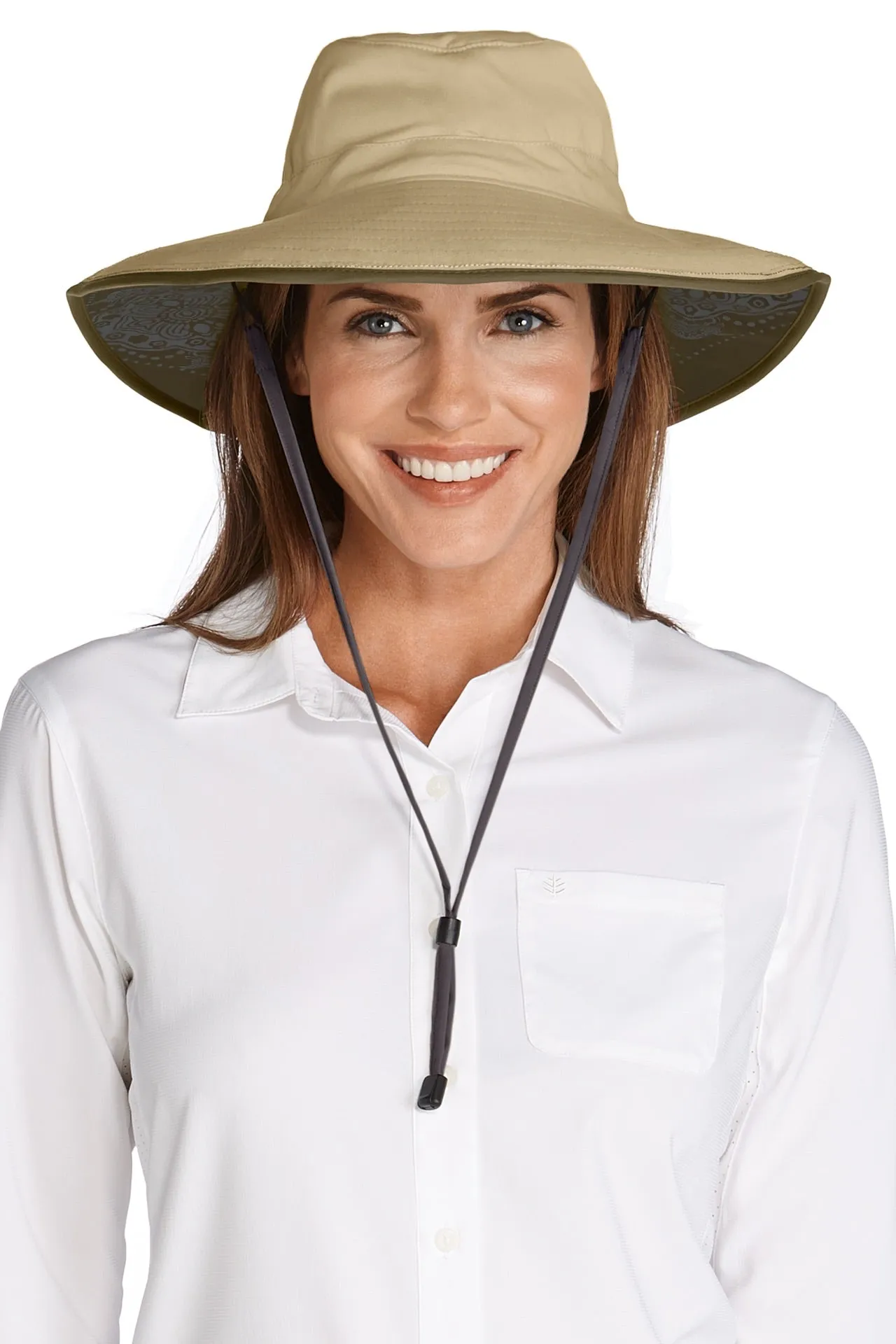 Etta Sun Catcher Hat | Tan/Khaki Travel Medallion