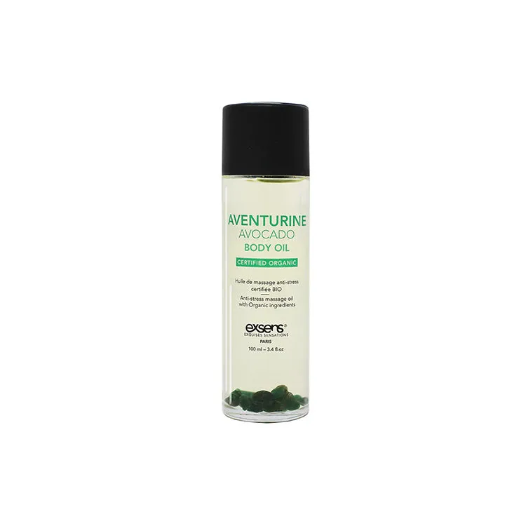 Exsens Aventurine Avocado Crystal Body Oil