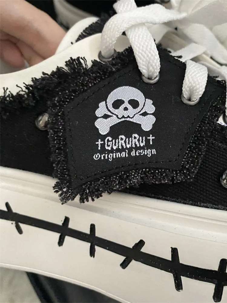 Ghost banner canvas shoes【s0000000008】