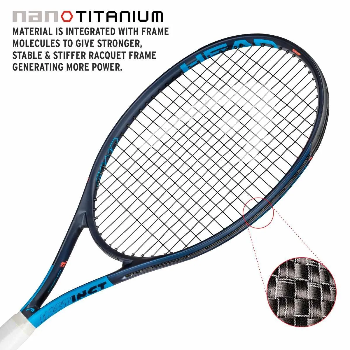 Head Ti Instinct Comp Tennis Racquet- 27 inch (Senior)