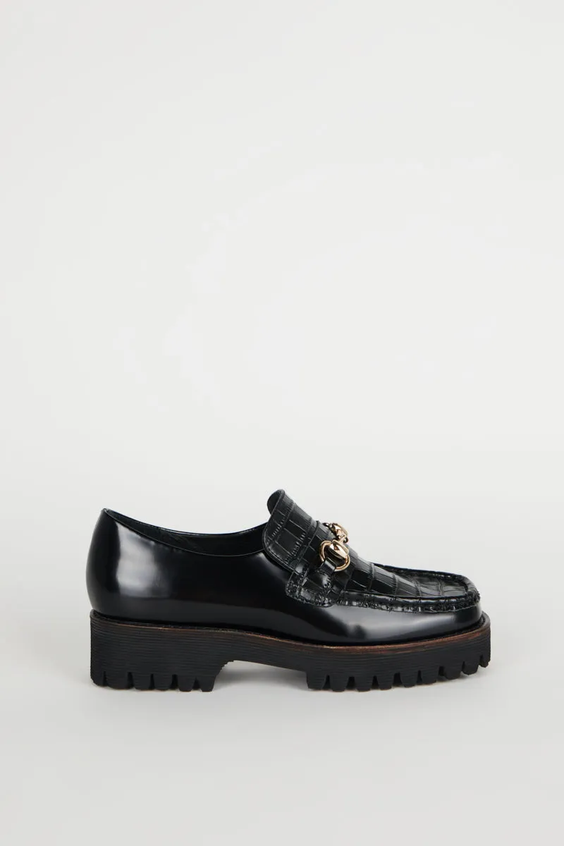 HK-2 CROC LUG SOLE LOAFER