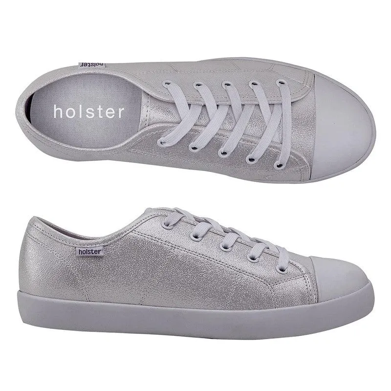 Holster Piper Toe Cap Lace Sneaker - Pearl