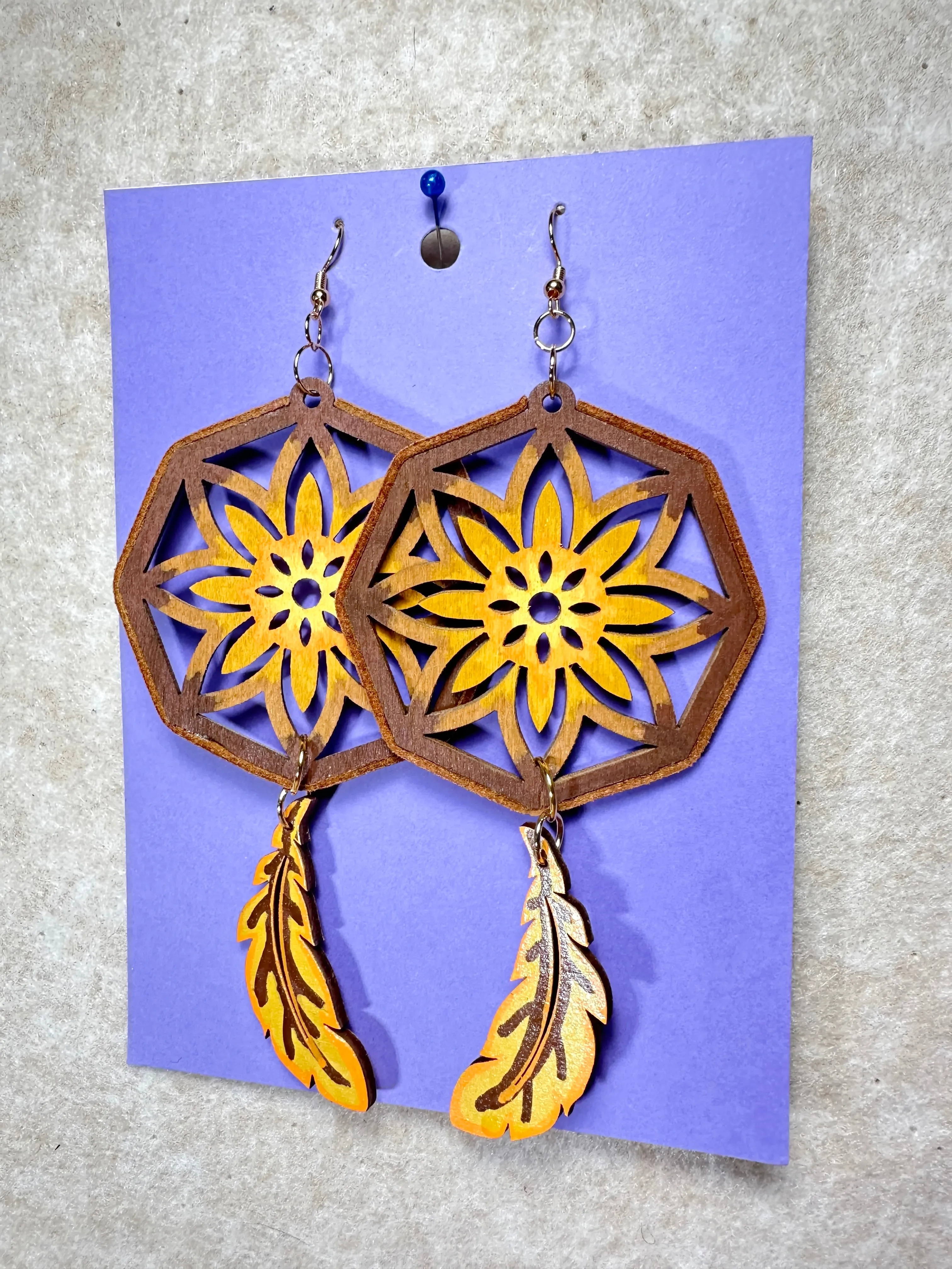 Indigenous Handmade Earrings - Dreamcatcher