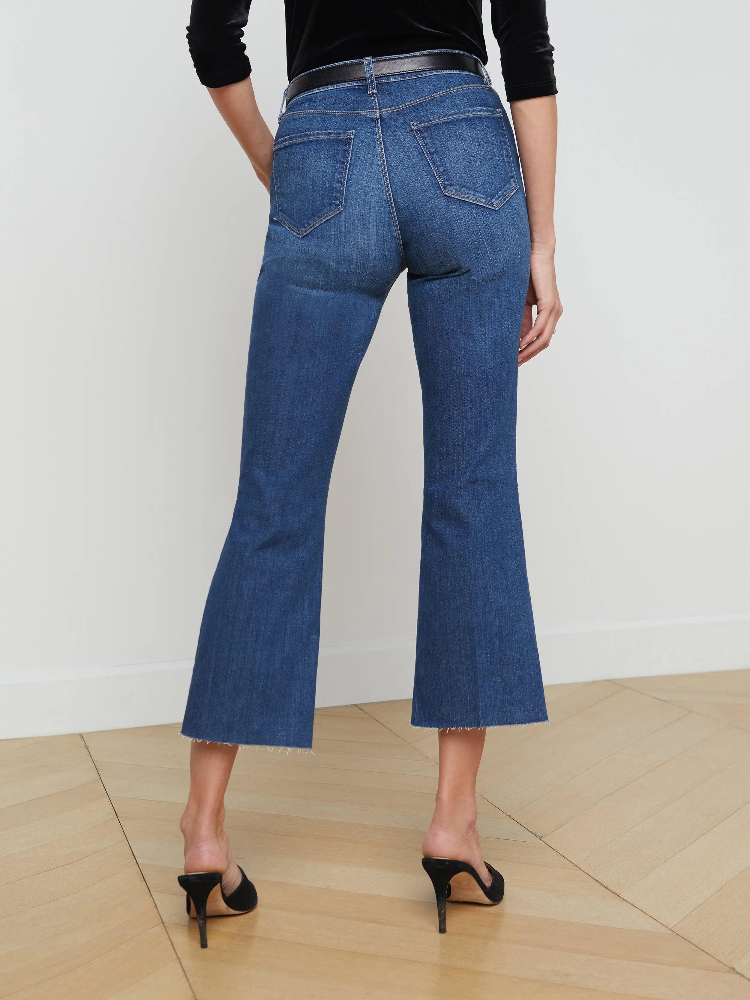 Kendra Cropped Flare Jean