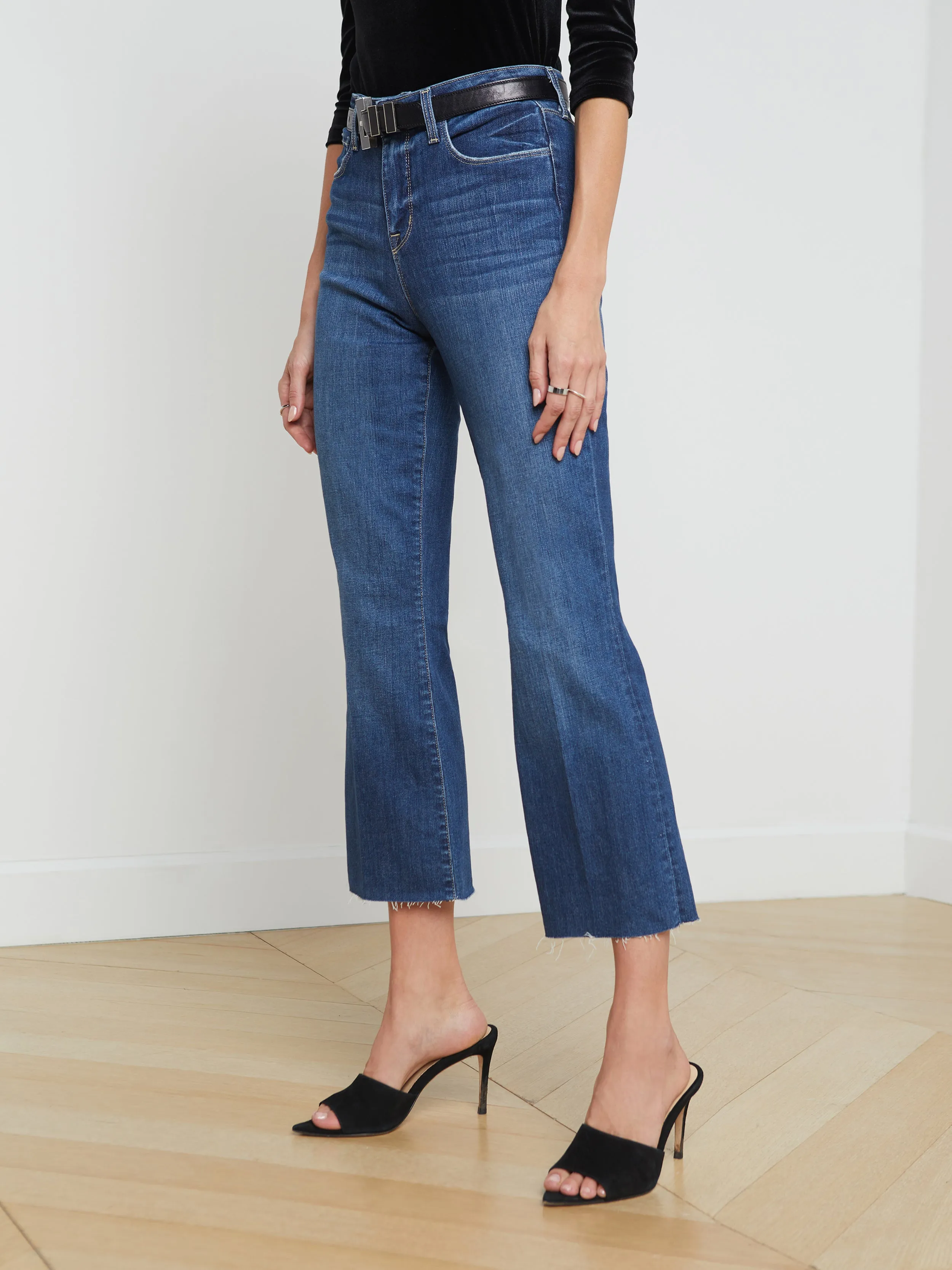 Kendra Cropped Flare Jean