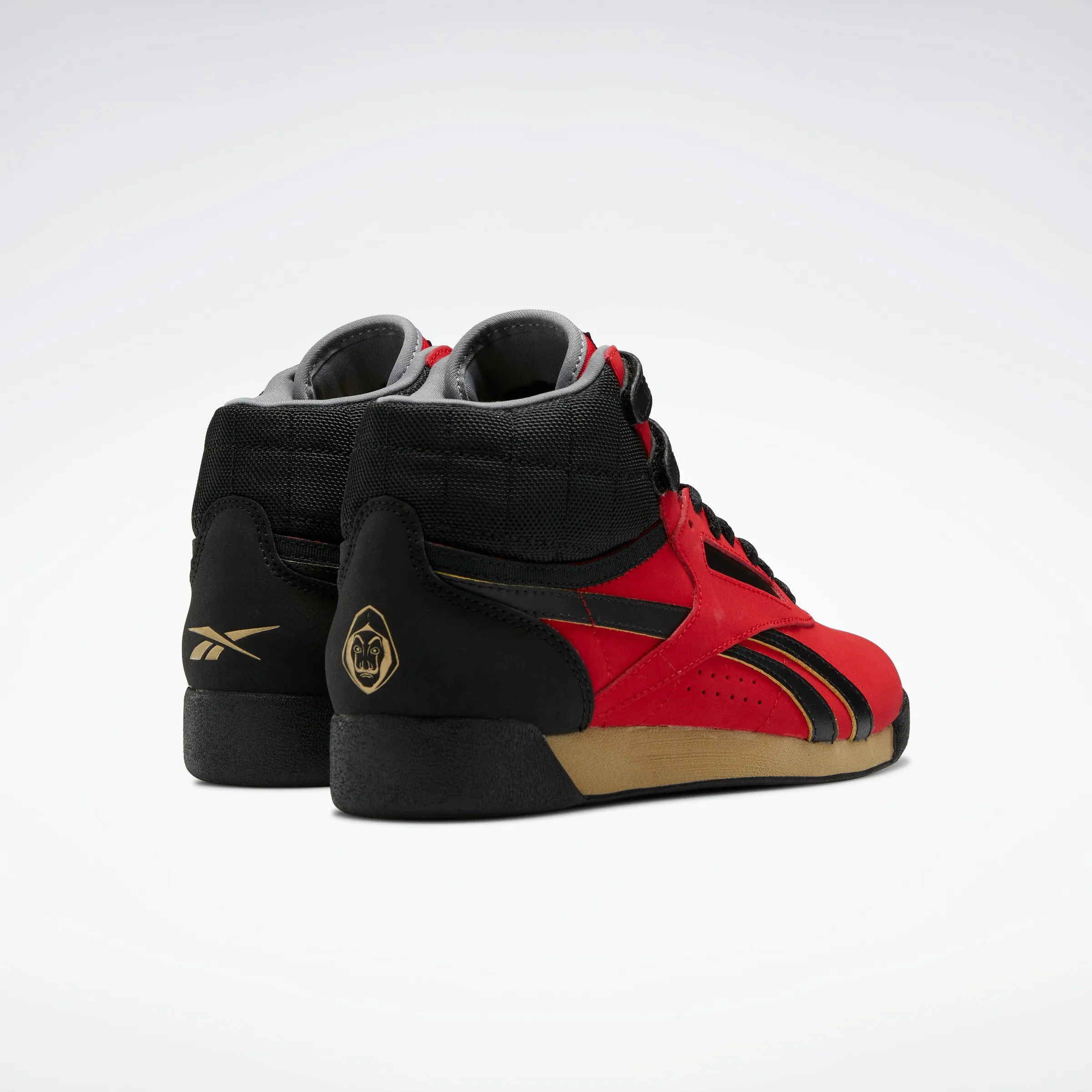 La Casa De Papel F/S Hi Shoes Vector Red/Black/Utility Beige