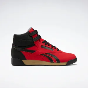 La Casa De Papel F/S Hi Shoes Vector Red/Black/Utility Beige