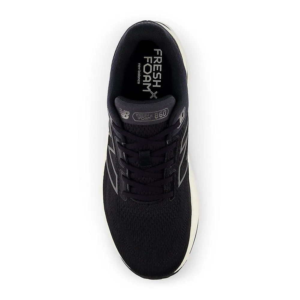 New Balance Fresh Foam X 860 v14 (Mens) - Black with Phantom and Sea Salt