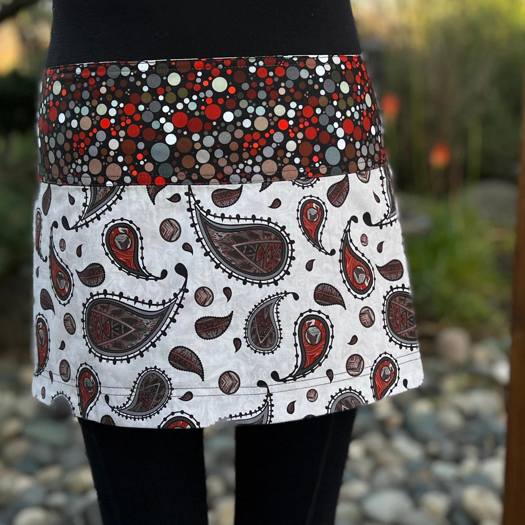 Paisley Paradise Athletic Skirt