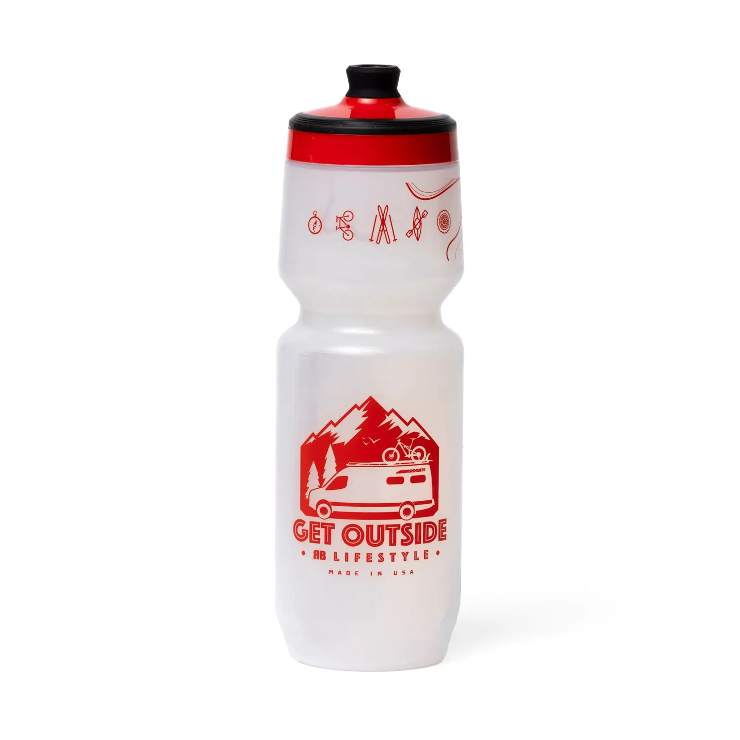 Purist Bike Sport Water Bottle - Red