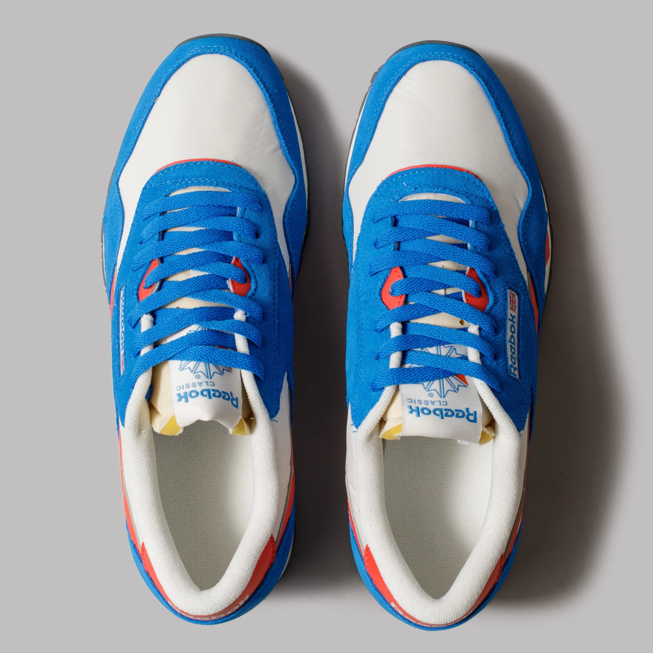 Reebok CL Nylon (Dynamic Blue / Chalk / Carotene)