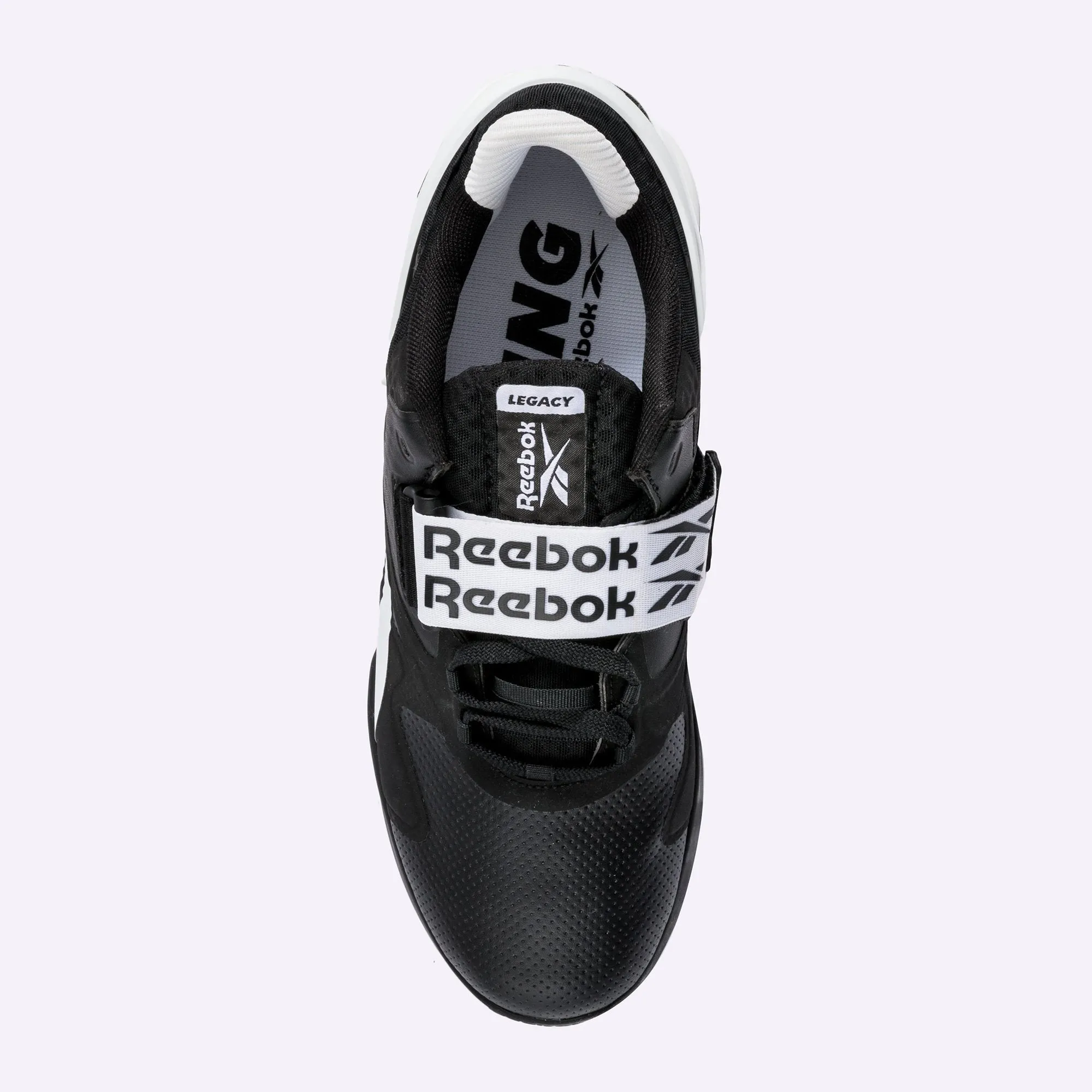 Reebok - Legacy Lifter II Shoes - Men's - BLACK/WHITE/TRUE GREY