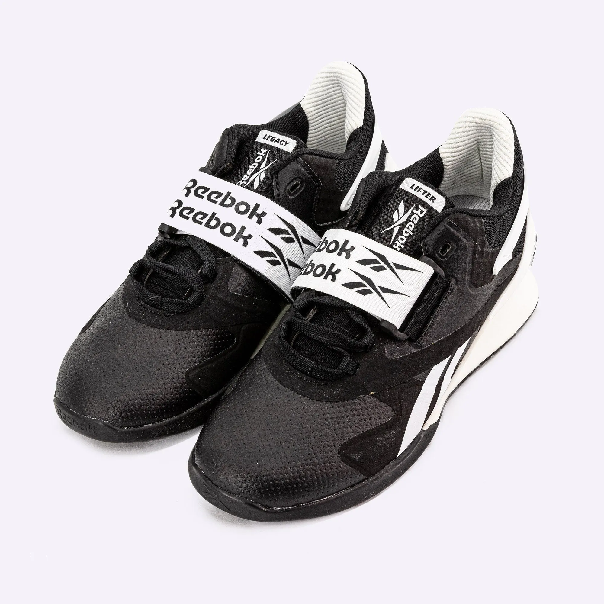 Reebok - Legacy Lifter II Shoes - Men's - BLACK/WHITE/TRUE GREY